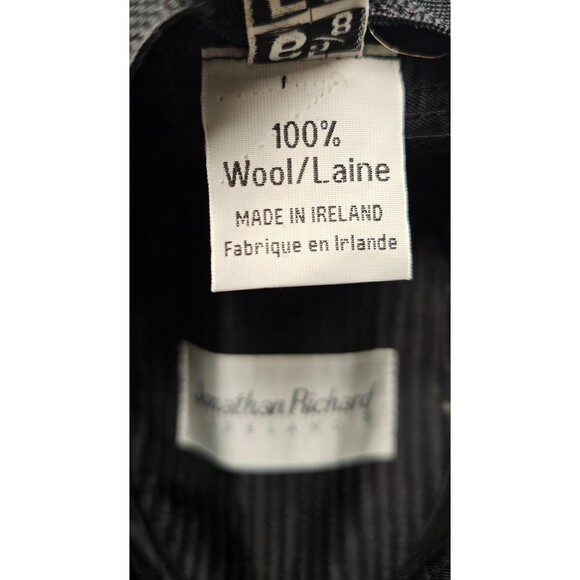 Jonathan Richards Robbie Grey Wool Tweed Fedora 54/ 6 5/8 NWT - Picture 7 of 8